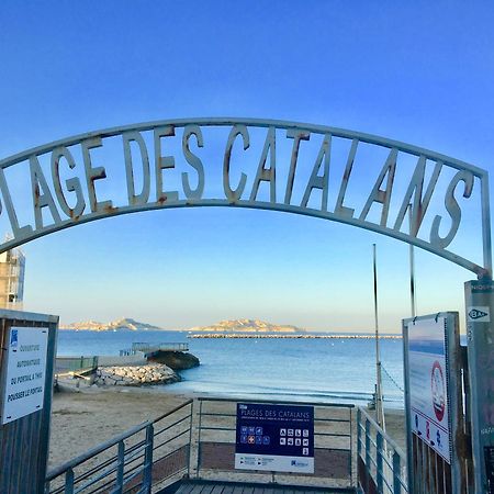 Vue Mer Plage Catalans Vieux Port Clim - 2 Chambres Marseille Ngoại thất bức ảnh