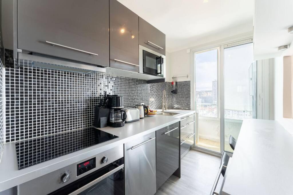 Vue Mer Plage Catalans Vieux Port Clim - 2 Chambres Marseille Ngoại thất bức ảnh