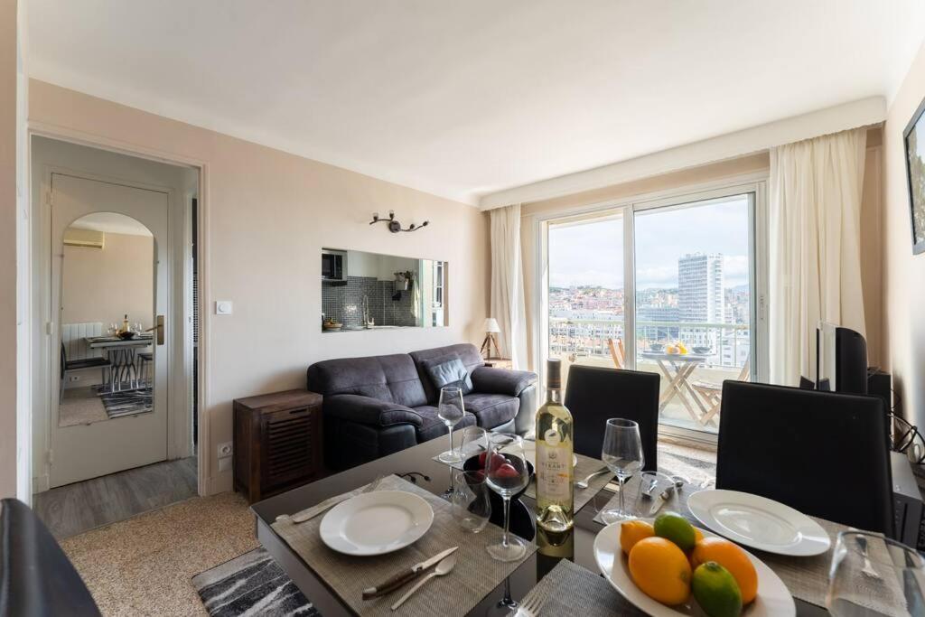 Vue Mer Plage Catalans Vieux Port Clim - 2 Chambres Marseille Ngoại thất bức ảnh