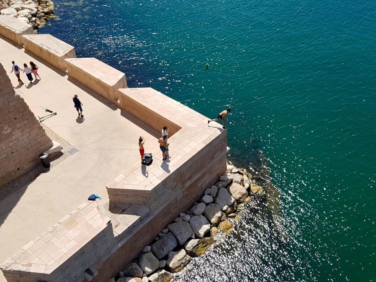 Vue Mer Plage Catalans Vieux Port Clim - 2 Chambres Marseille Ngoại thất bức ảnh