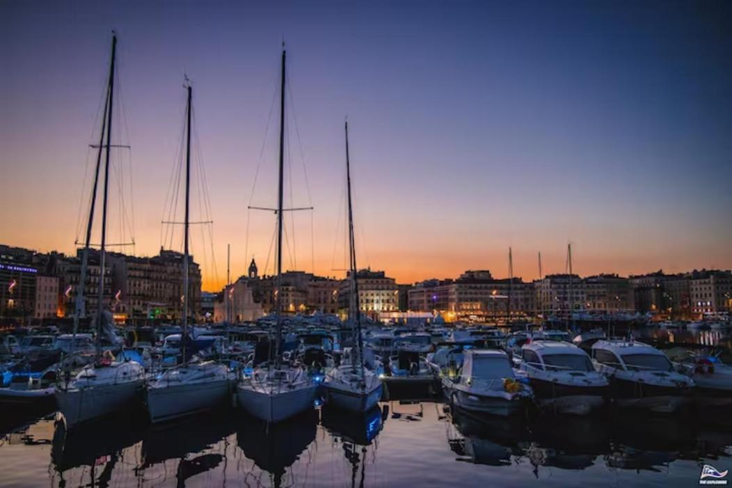 Vue Mer Plage Catalans Vieux Port Clim - 2 Chambres Marseille Ngoại thất bức ảnh